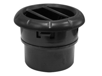 Difusor Ar Condicionado 62mm Preto c/Bocal ACR203019