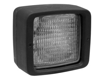 Farol Quadrado Halógeno c/Lâmpada H3 12v