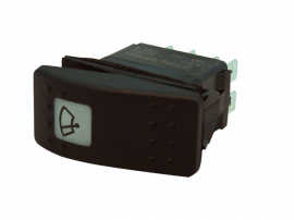 15A 24V Windshield Cleaner Button JXB2BJ0B-A9CMH-100-XFRT1