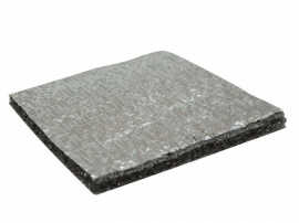 1200x8x50000mm Gray Aluminized Thermal Blanket w/ Adhesive